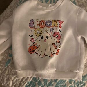 SHEIN White Graphic Sweatshirt